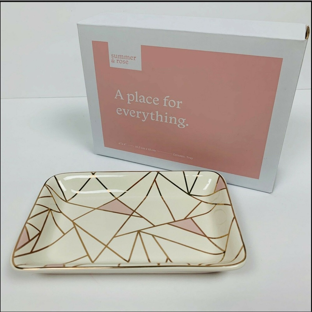 NIB Summer & Rose Celine Trinket Dish